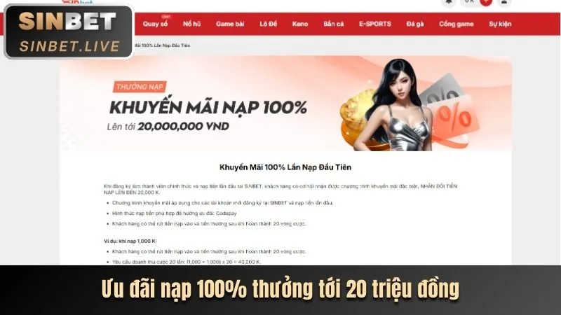 Khuyến mãi độc quyền của GG8830 Win